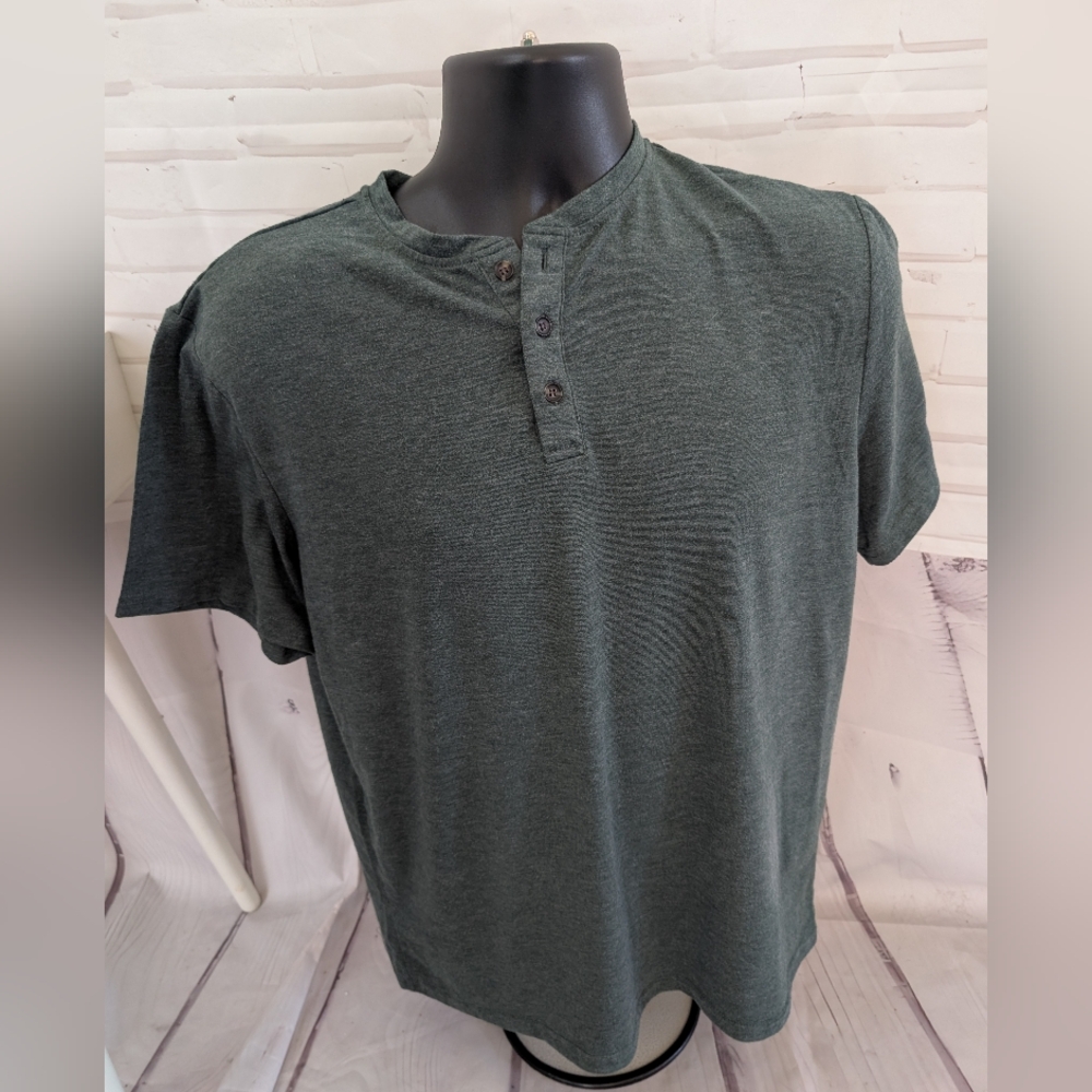H2H Nen's Forest Green Short Sleeve Shirt